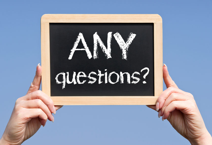 Any Questions Blackboard Image